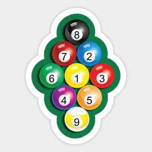 Nine Ball Sticker